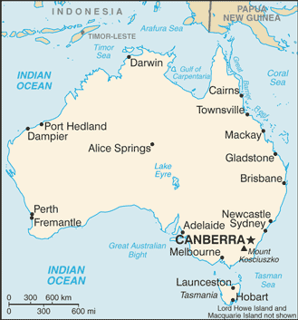 Australian Embassy Map