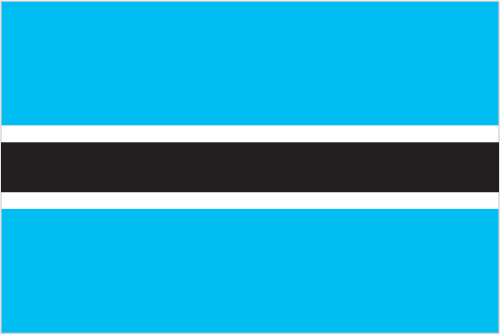 Botswana Embassy Flag
