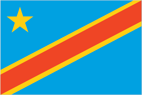 Congo Embassy (Democratic Republic) Flag