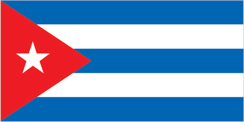 Cuba Embassy Flag