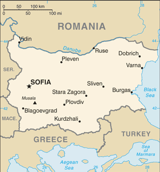 Bulgaria Embassy Map