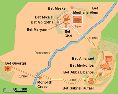 Lalibela Area Map