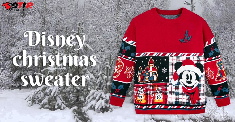 Disney Christmas  Sweater StirTshirt