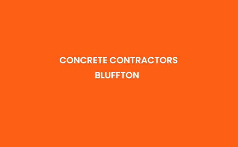 Concrete Patio Contractors Bluffton SC
