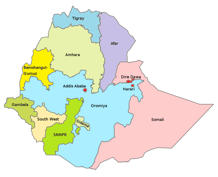 Benishangul-Gumuz Region Map
